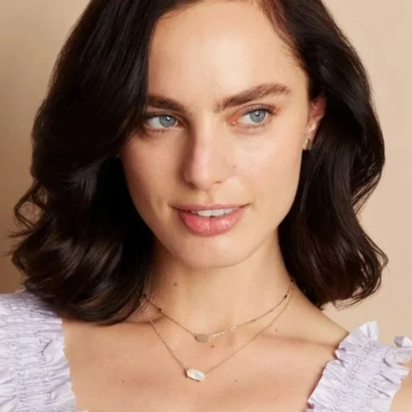 Kendra Scott | Ever Opal Necklace in Rose Gold - Picture 4 of 5